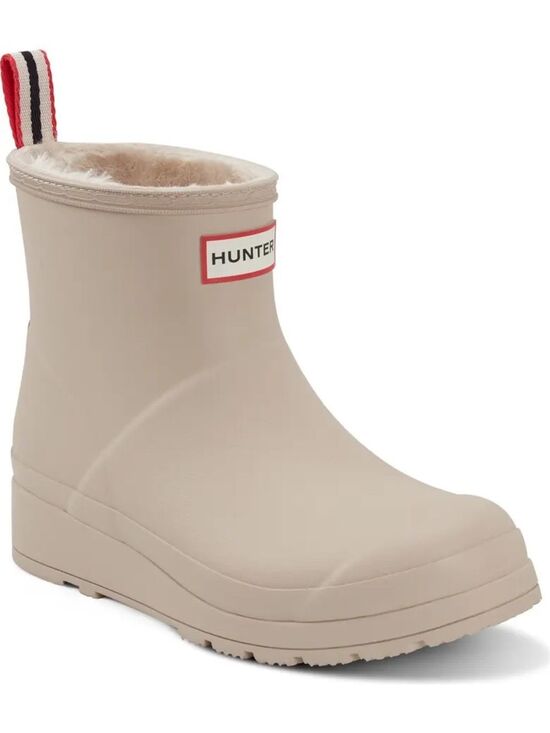 Hunter Shoes - Hunter Play Short Insulated Women’s Winter Rain Boots in White Size 10 - SB9
